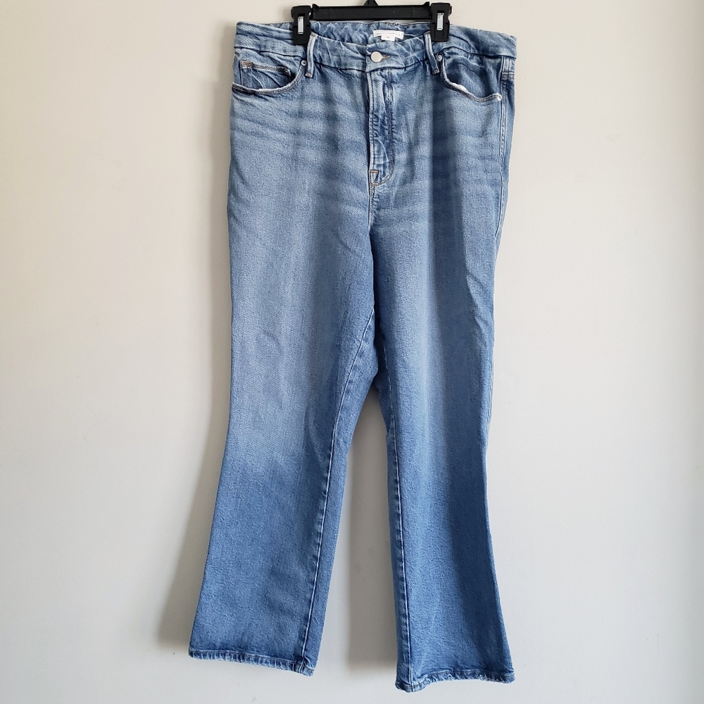 Good American Good Curve Straight Jeans sz 16